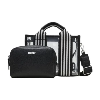 DKNY Thermoplastic Polyurethane Handbag Small Size Women's Black