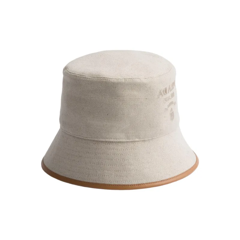PRADA Logo-embroidered Canvas Bucket Hat-1