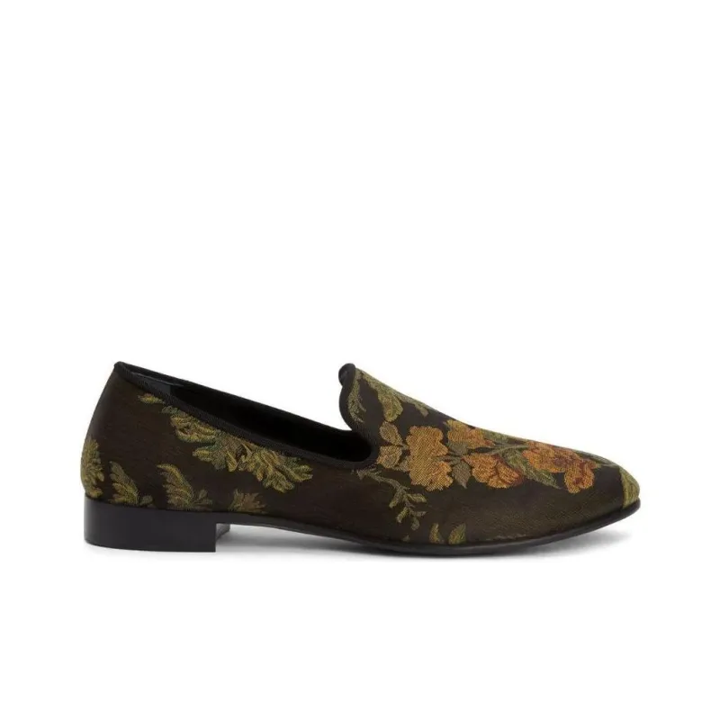 Giuseppe Zanotti Floral embroidered Slip on Loafers-1