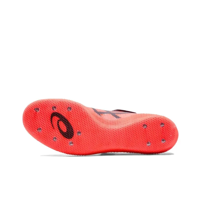 Asics High Jump Pro 2 Slip Resistant Running Shoes Men's Red-4