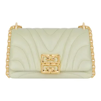 Givenchy Calfskin Shoulder Bag, Crossbody Bag Trumpets Women's Almond Green