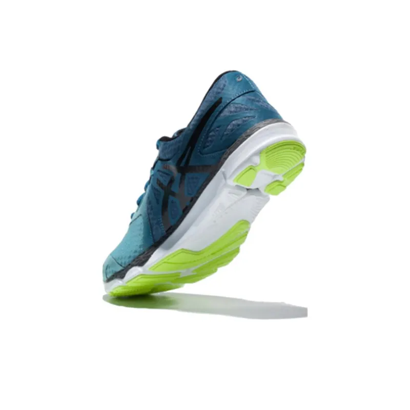 Asics Anti-Slip And Wear-Resistant Breathable Low-Top Running Shoes Men's Light Blue Black-3