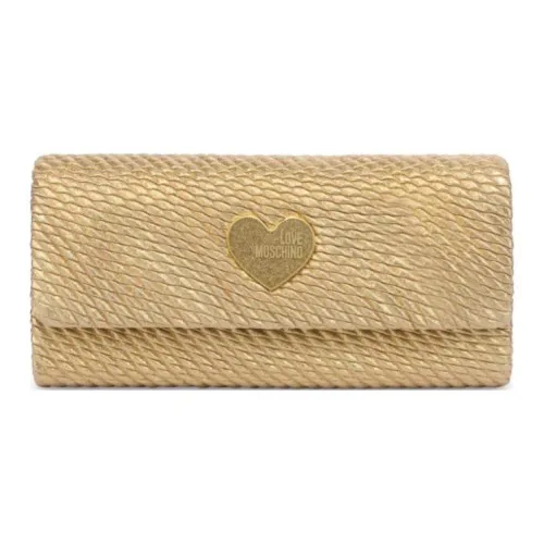 LOVE MOSCHINO Logo-plaque Clutch Bag