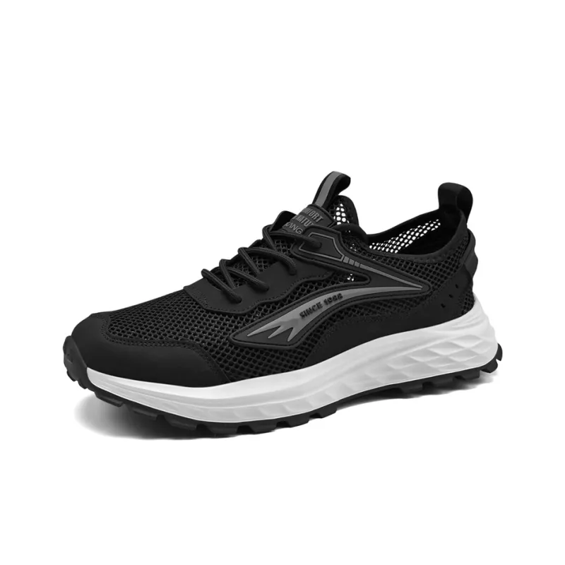 AOKANG Running Shoes Men Low Top Gray, Black-1
