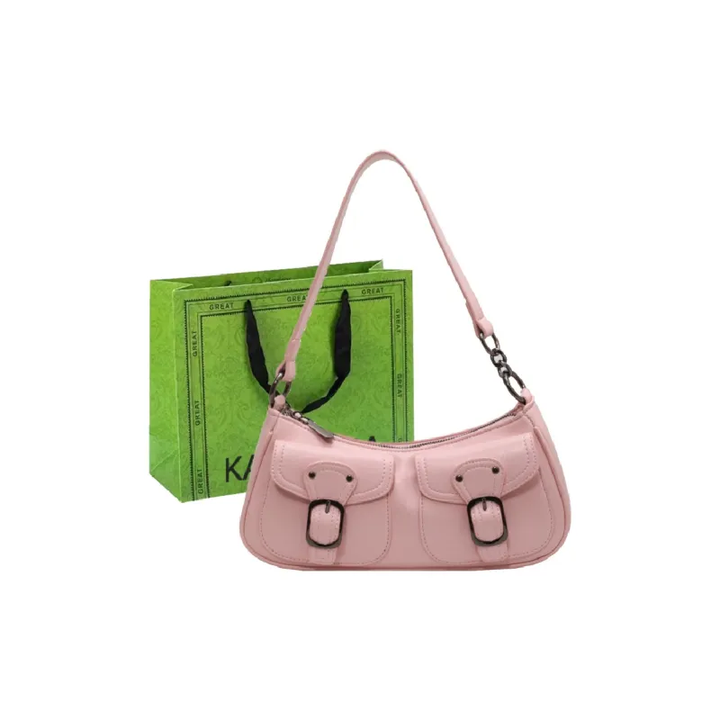 KARUISHA Pu Crossbody Handbag Shoulder Bag Regular Women's Black Coffee Brown Pink Silver White-9