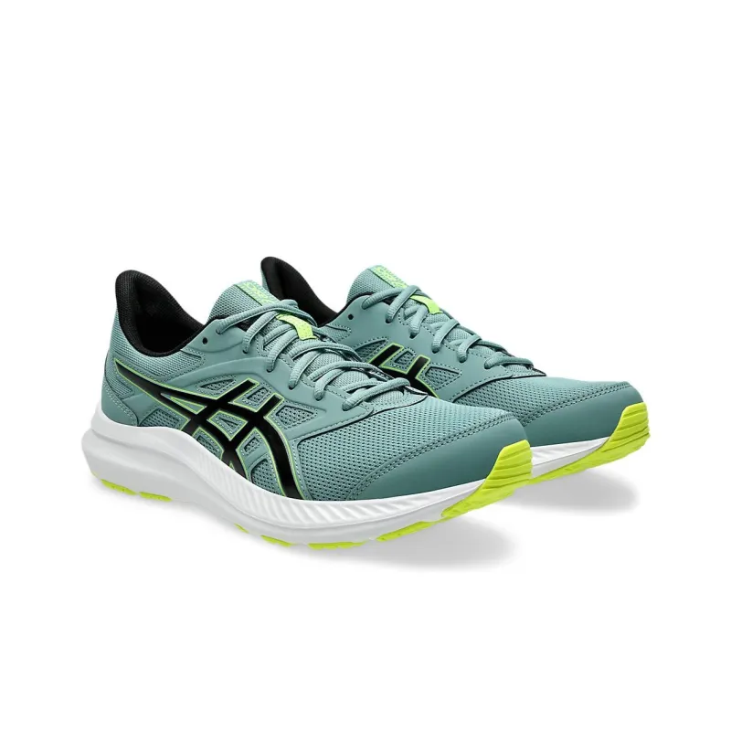 Asics Jolt 4 Anti Slip Wear Resistant Low Top Running Shoes Men's Cyan Black-2