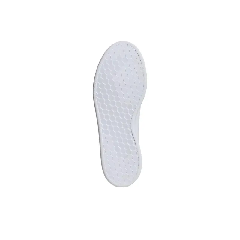 Adidas Sportswear Advantage Cushioning, Wear Resistant Low Top Skateboard Shoes Unisex White Red-5