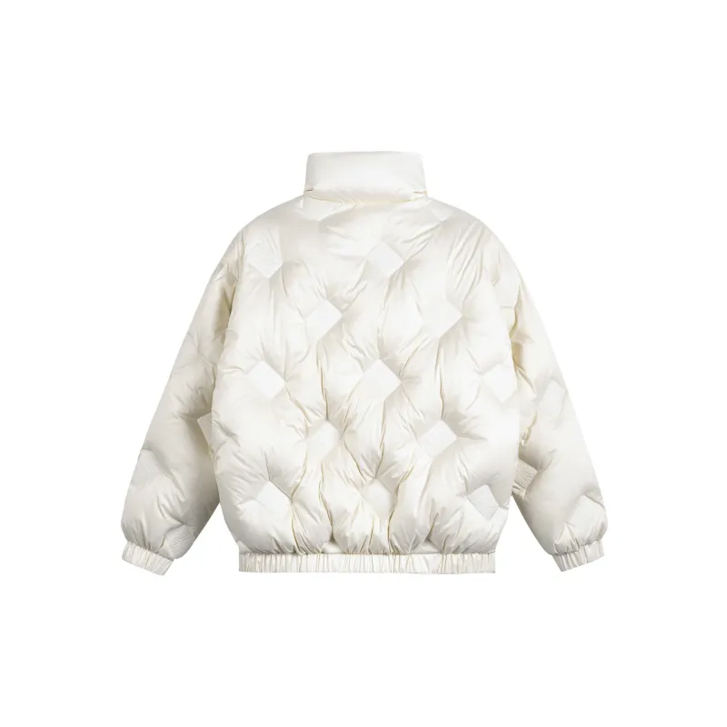 UFZ New National Standard White Duck Down Down Jacket Unisex-1