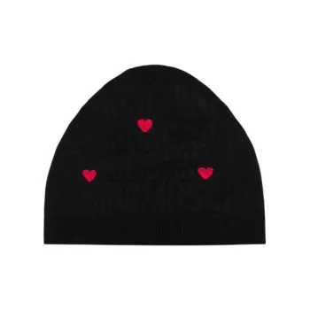MOSCHINO Embroidered motif Wool blend Beanie