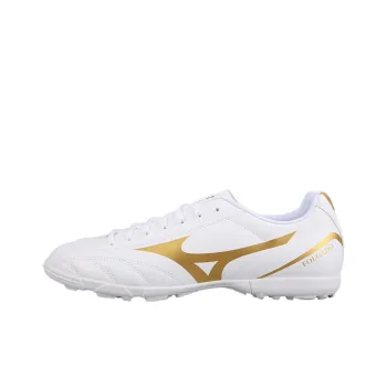 Mizuno Folgado AG Rubber Short Studs TF Rubber Broken Studs Firm Ground Artificial Ground Soccer Shoes Men's White Gold
