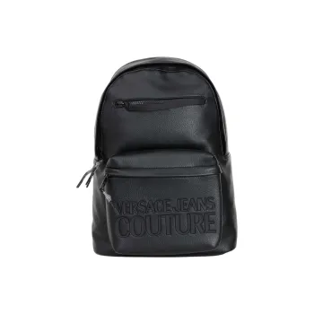 VERSACE JEANS COUTURE Artificial Leather Backpack Men's Black