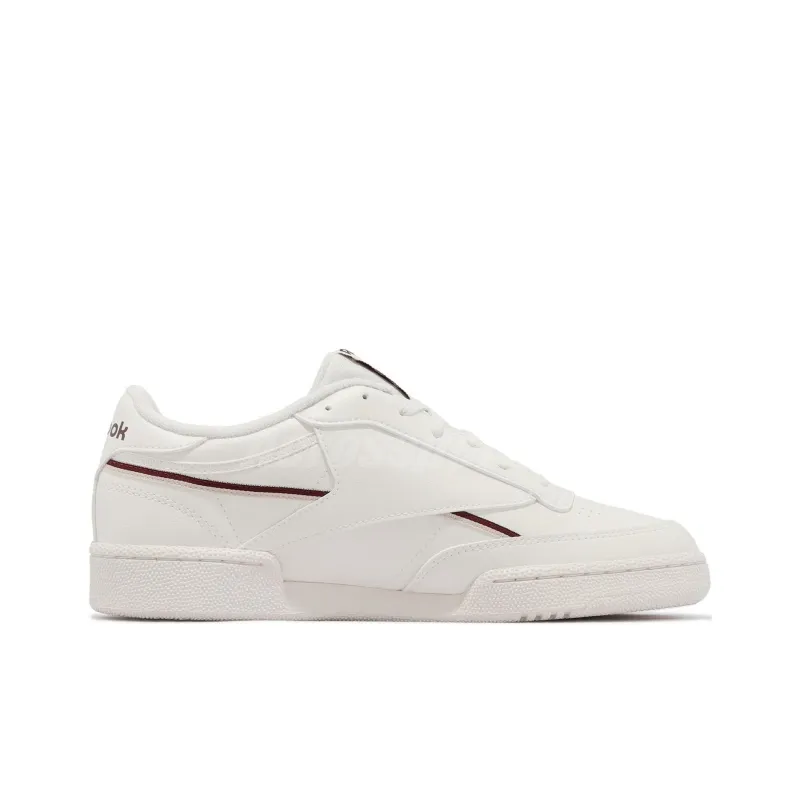 Reebok Club C 85 Vegan 'Chalk White Maroon'-1