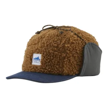 Patagonia Wool, Recycled Polyester, Cotton Denim Baseball Caps Unisex Brown
