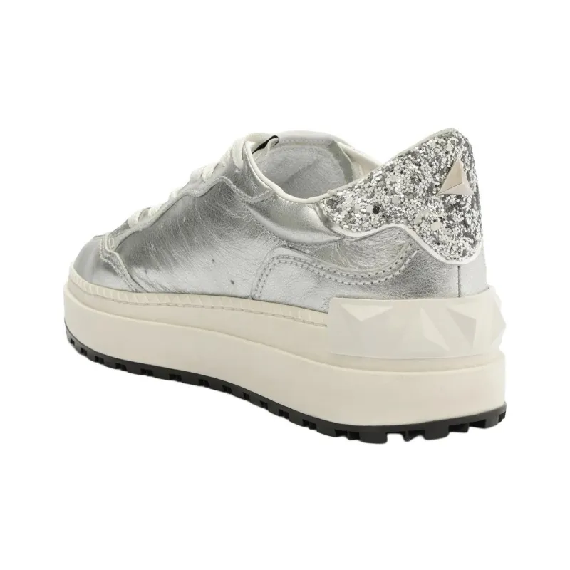 Schutz St-Bold Casual Shoes 4.6cm Women's Silver-3