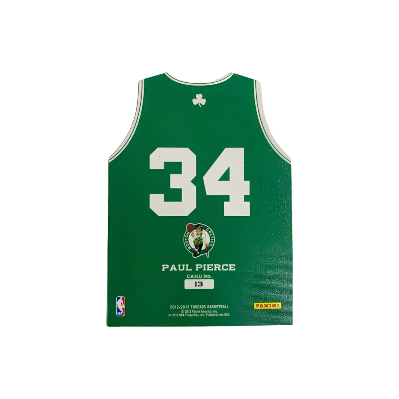 PANINI 2012 13 Threads Collection Paul Pierce The Truth Celtics Champion Year Irregular Shaped Cut Player Card 1 Pc-1