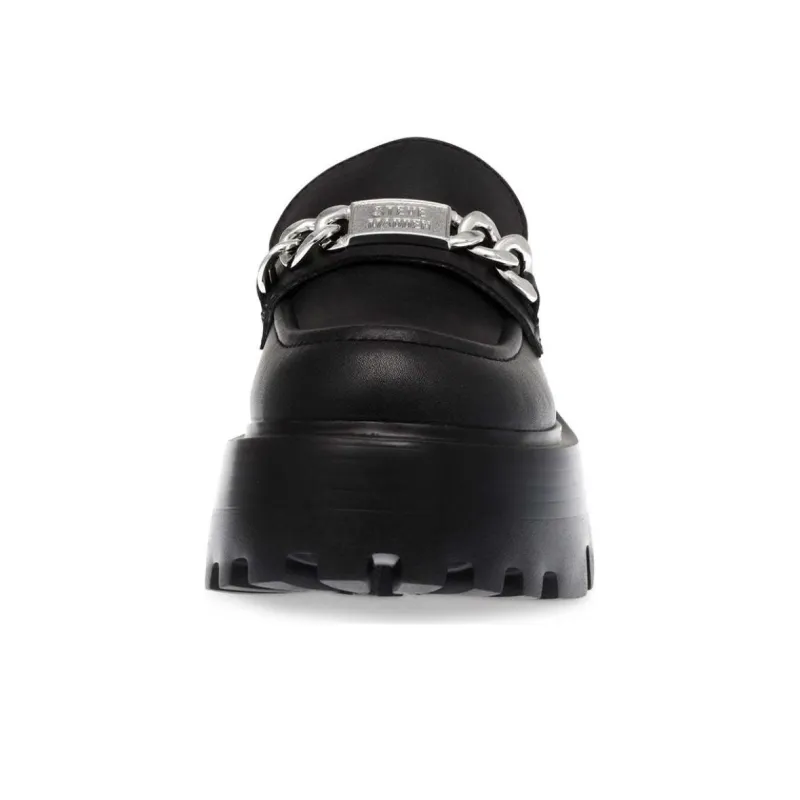 STEVE MADDEN Motoride Loafers Women's Black-3