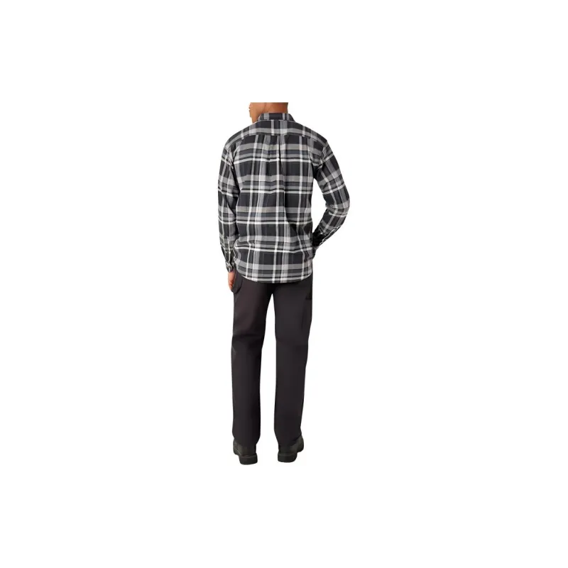 Dickies Shirt Men's Grey And Black Checkered.-1