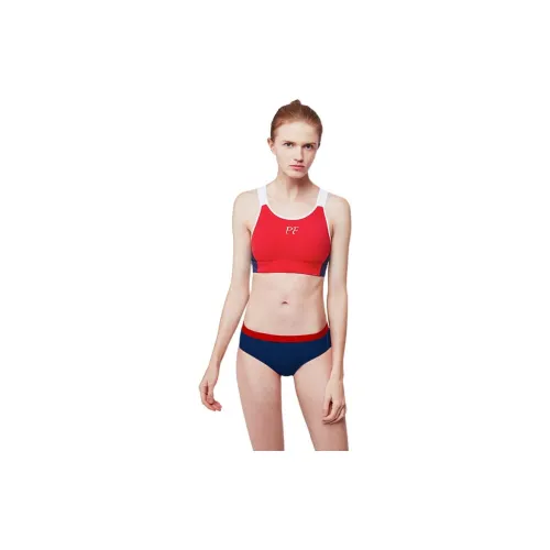 Particle Fever Two-Piece Swimsuits Women's Large Red