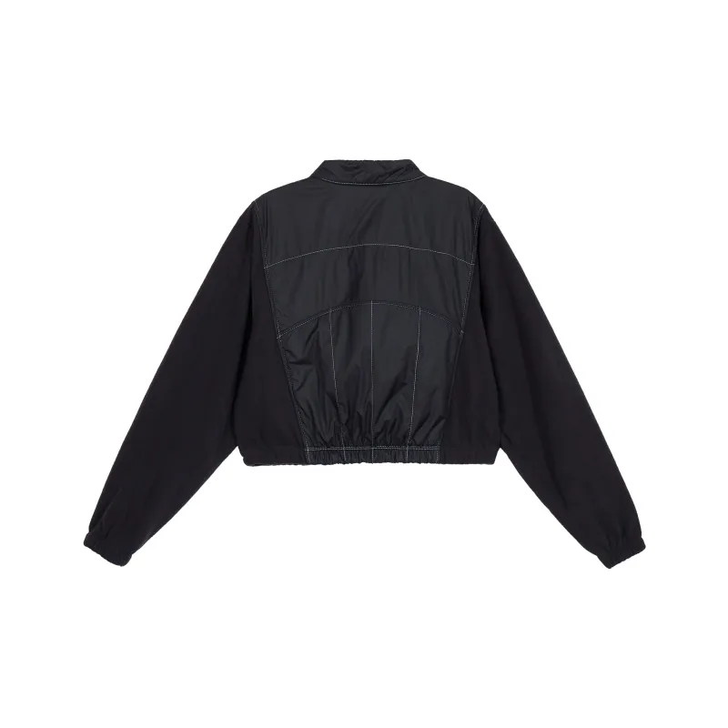 Nike Velvet Jackets Women's Black-1