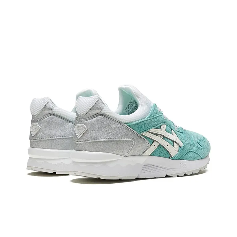 Asics Gel Lyte V Diamond Supply Co X Ronnie Fieg Aqua Blue Grey-3