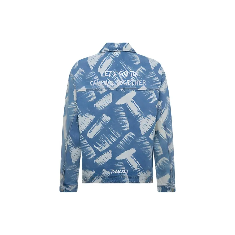 TSMLXLT Jackets & Coats Unisex Light Denim Blue-1