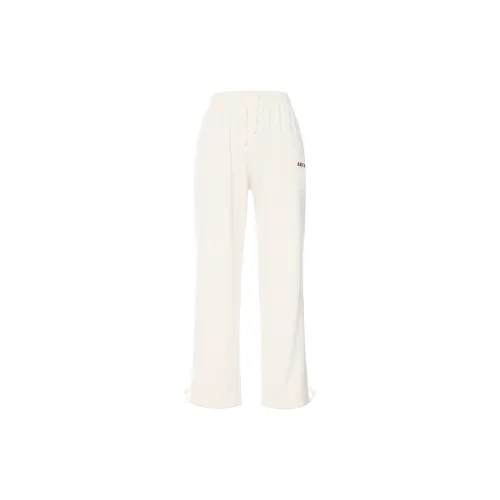 ANTA Knitted Sweatpants Women's White Duck Down