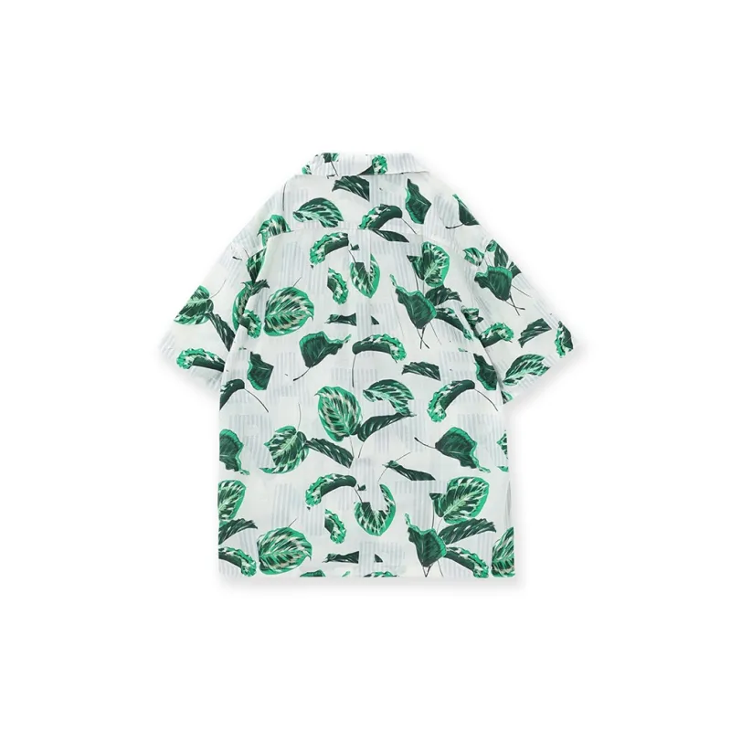 KORAKUBLUE Shirt Unisex Green Stripe White-1