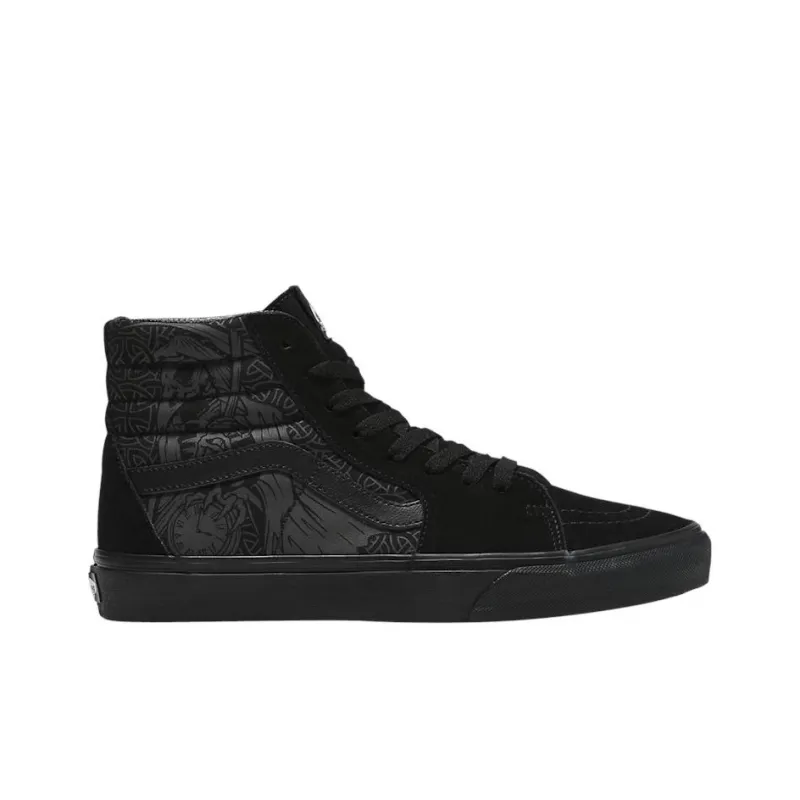 Sk8 Vans Hi 'Raven Skull'-1