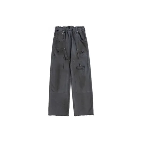 D 5 OVE Casual Pants Men Faded Black