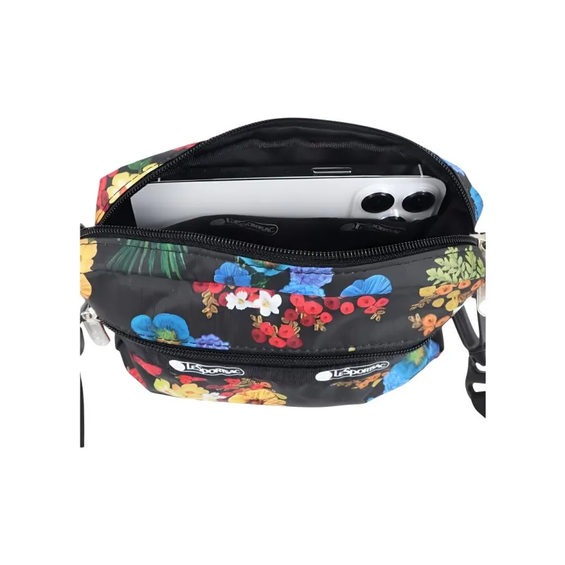 LeSportsac Polyester Crossbody Bag Shoulder Bag Women's Black & Multicolor-6