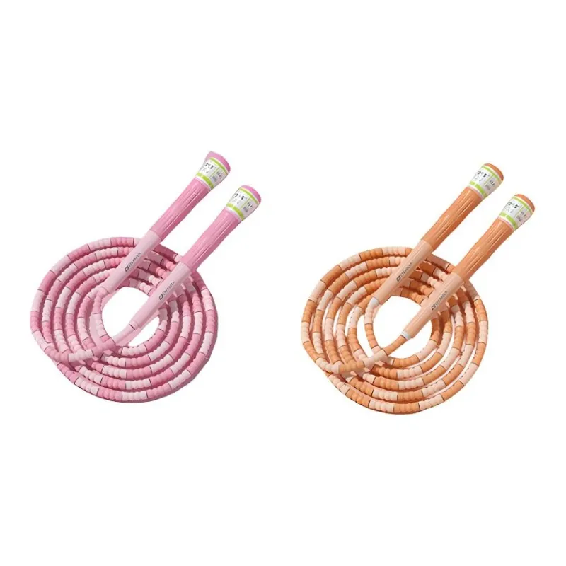 Ovanda Student Supply Non Countable Jump Ropes Kids Handle ABS Plastic, Rope TPE PVC Plastic 2.3~2.8m-16