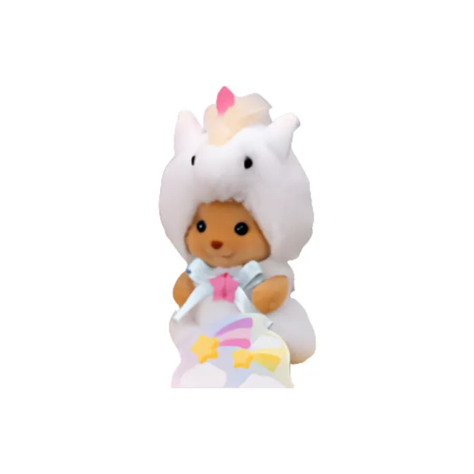 Sylvanian Families Unicorn Treasure Combination Dolls Plush Doll Small Size Tall-2