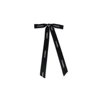 CHANEL 1990 2000s Satin Bow Brooch