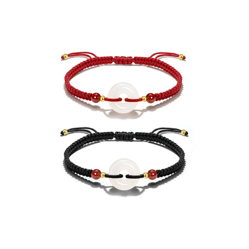 QUIET LOVE Chalcedony Jade Bracelets Unisex-0