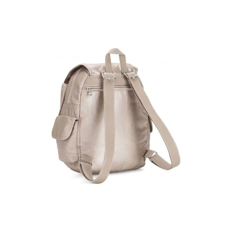 Kipling Polyamide Backpack Trumpets Women's Metallic-1