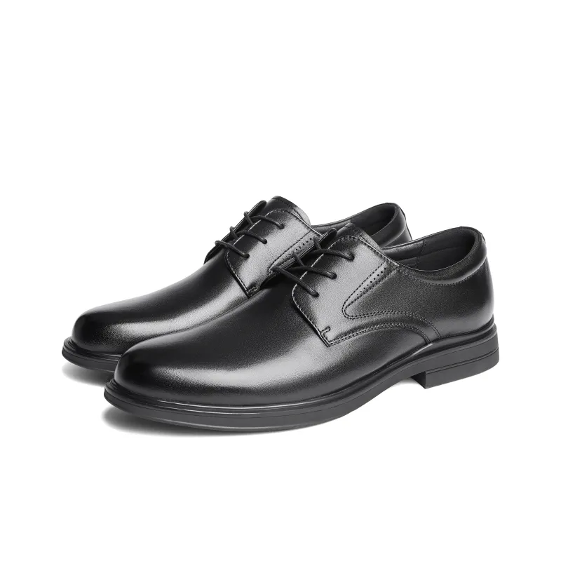 Senda Dress Shoes Men Low Top Black Wide Band/Black/Brown-7