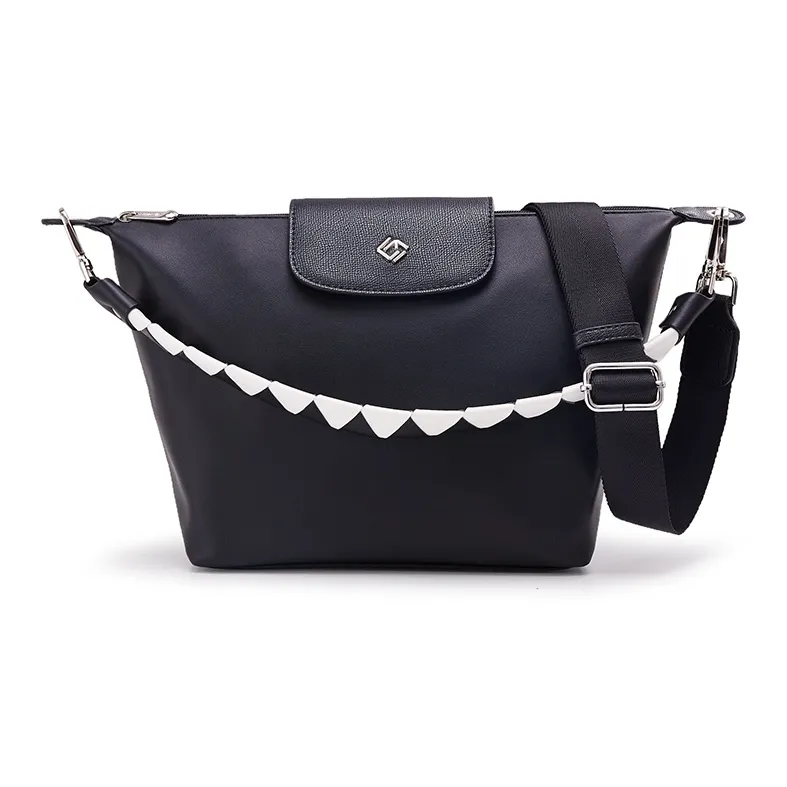 HE BAO BAO Leather One Shoulder Crossbody Bag Women's-4