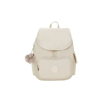 Kipling Polyamide Backpack Small Size Women's Beige