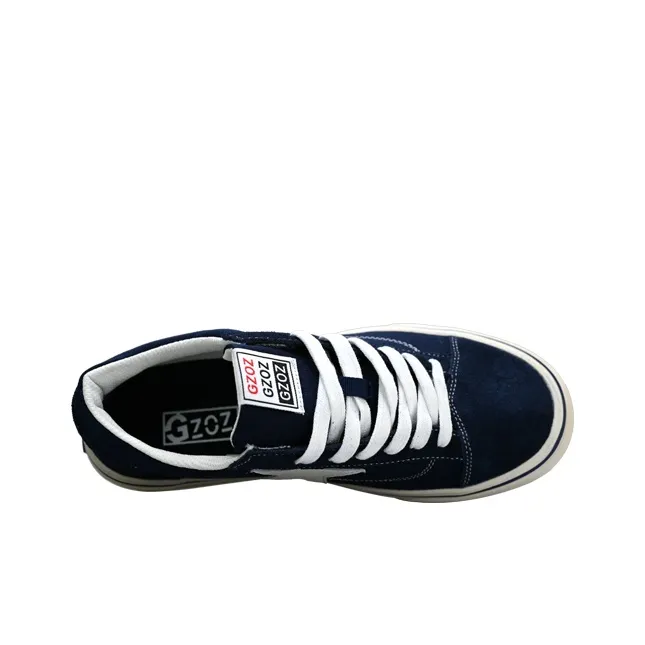GZOZ Wear-resistant And Lightweight Low-Top Skateboard Shoes Unisex Dark Blue-3