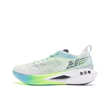 QIAODAN Flying Shadow PRO Running Shoes Men Low Top Jordan White Rain Blue