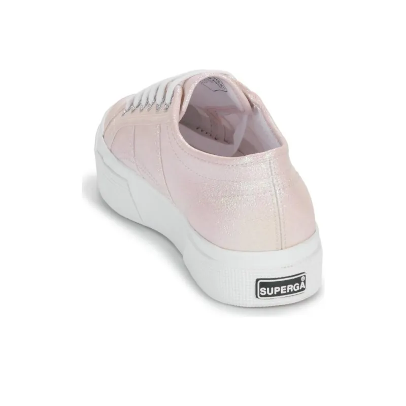 SUPERGA LAME Low Top Skateboard Shoes Women's Light Umber-7