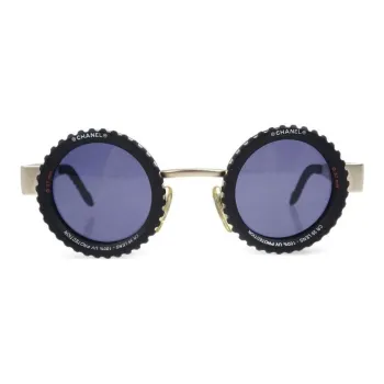 CHANEL 1990 2000 Oval frame Sunglasses