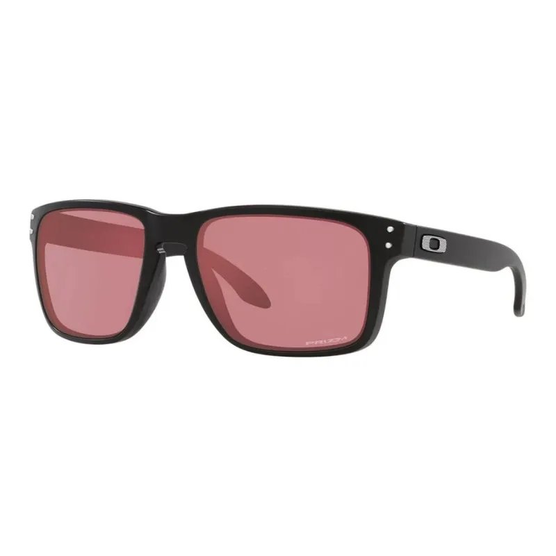 Oakley Acetate Irregular Shape Sunglasses Unisex Black-0