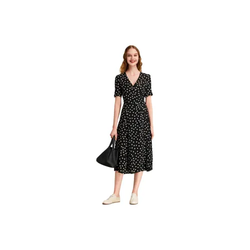 HAVVA Short-Sleeved Dresses Women's Black