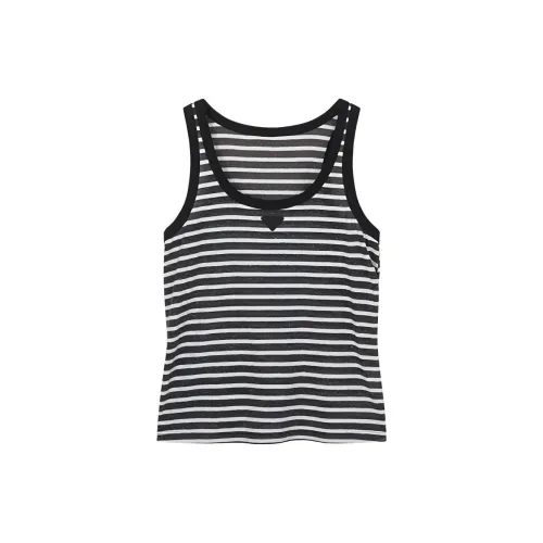 FORNI Tank Tops Women's Elegant Black