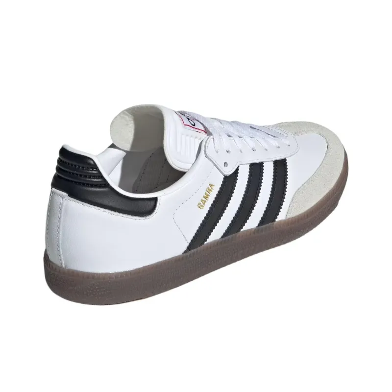 Adidas Samba Indoor Cloud White Core Black Vivid Red-3
