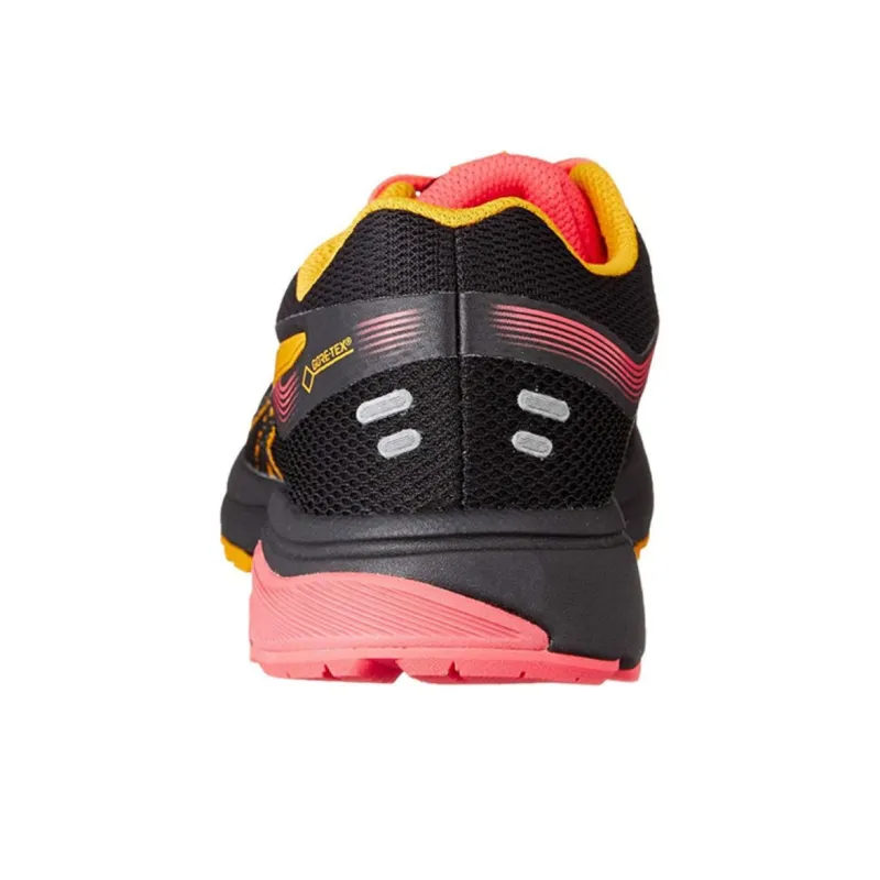 Asics GT-1000 7 Running Shoes Women's Low-Top Black/Pink/Yellow-3