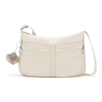 Kipling Polyamide Shoulder Bag, Crossbody Bag Medium Size Women's Light Umber