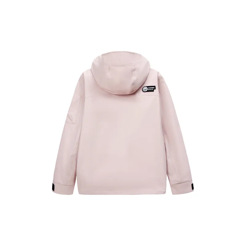 Panda Carefree Play Series Windproof And Rainproof Thermal Windbreaker Jacket Women's-52