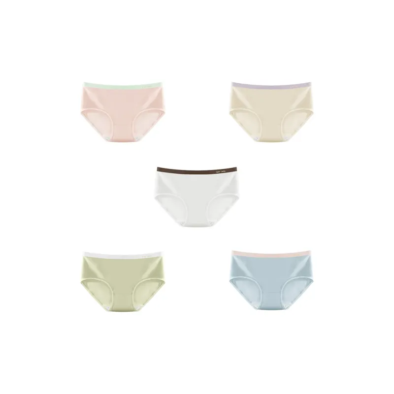 Flowers In Water Underpants Women's 5 Pack-11